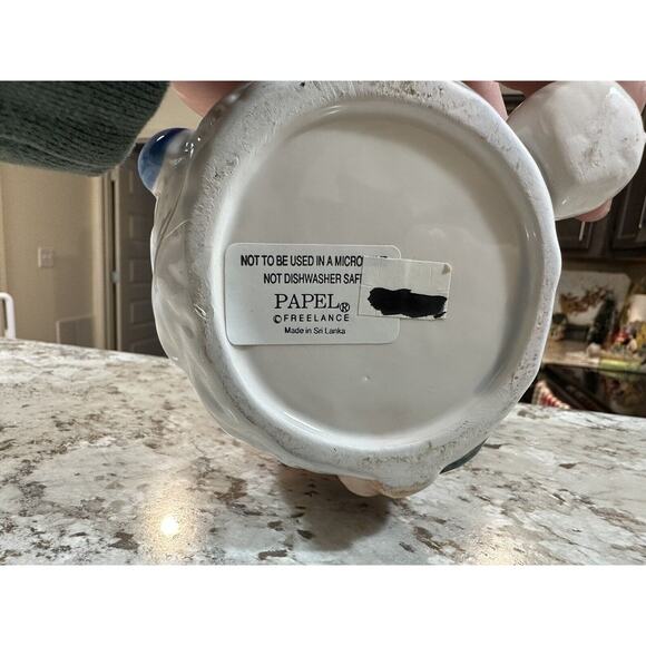 Vintage Santa Claus Face Christmas Mug Ceramic Christmas Mug Mid‎ Century MCM - Picture 6 of 6